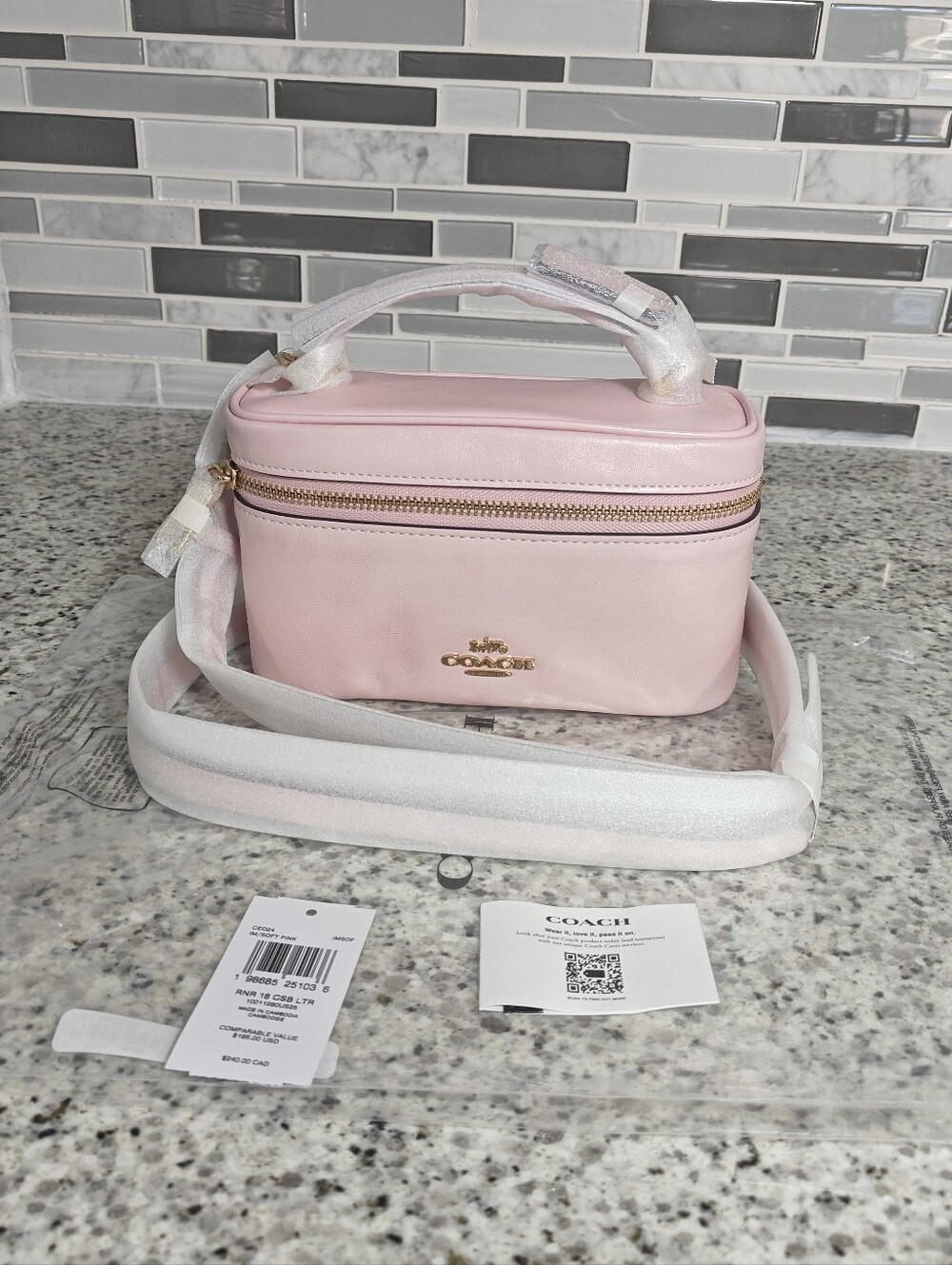 Coach Rainer Crossbody Bag 18 (soft pink)